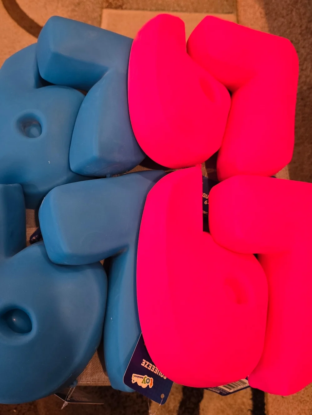 Pink OR Blue Set Of Squishy 6/7, Price Is For 1 Set